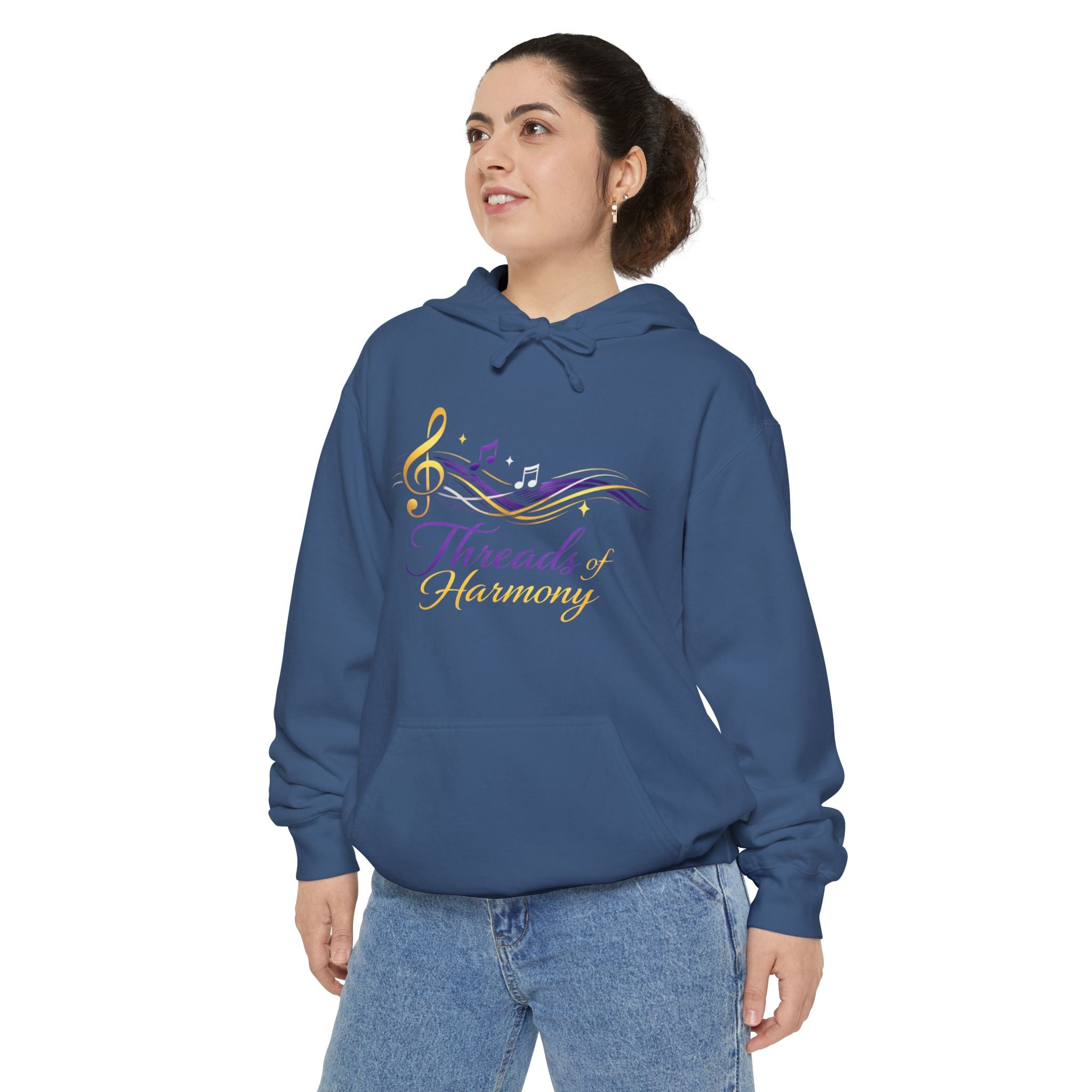 Threads of Harmony Hoodie — Music-Themed Graphic Pullover