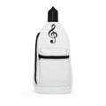 Treble Clef Sling Bag — Musician Crossbody Bag for Practice & Travel