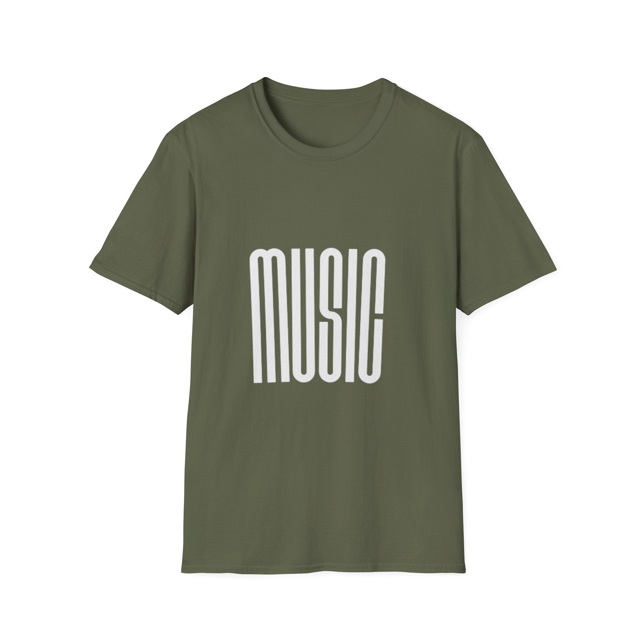 Music Graphic T‑Shirt — Retro Tall Lettering Tee