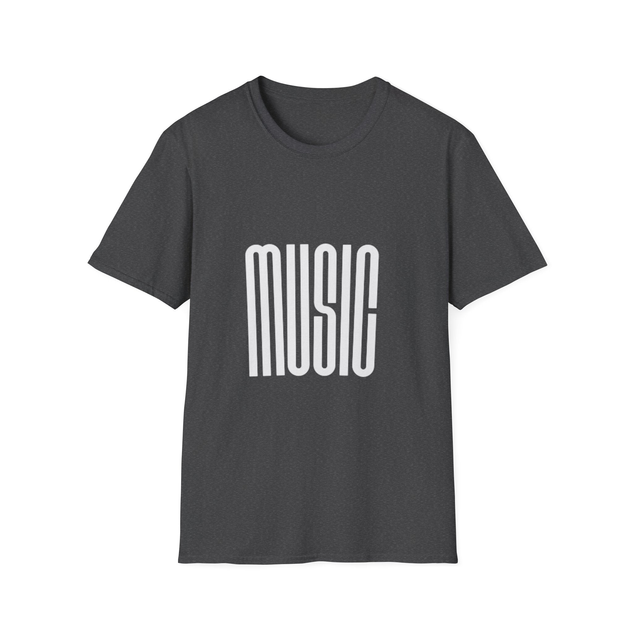 Music Graphic T‑Shirt — Retro Tall Lettering Tee