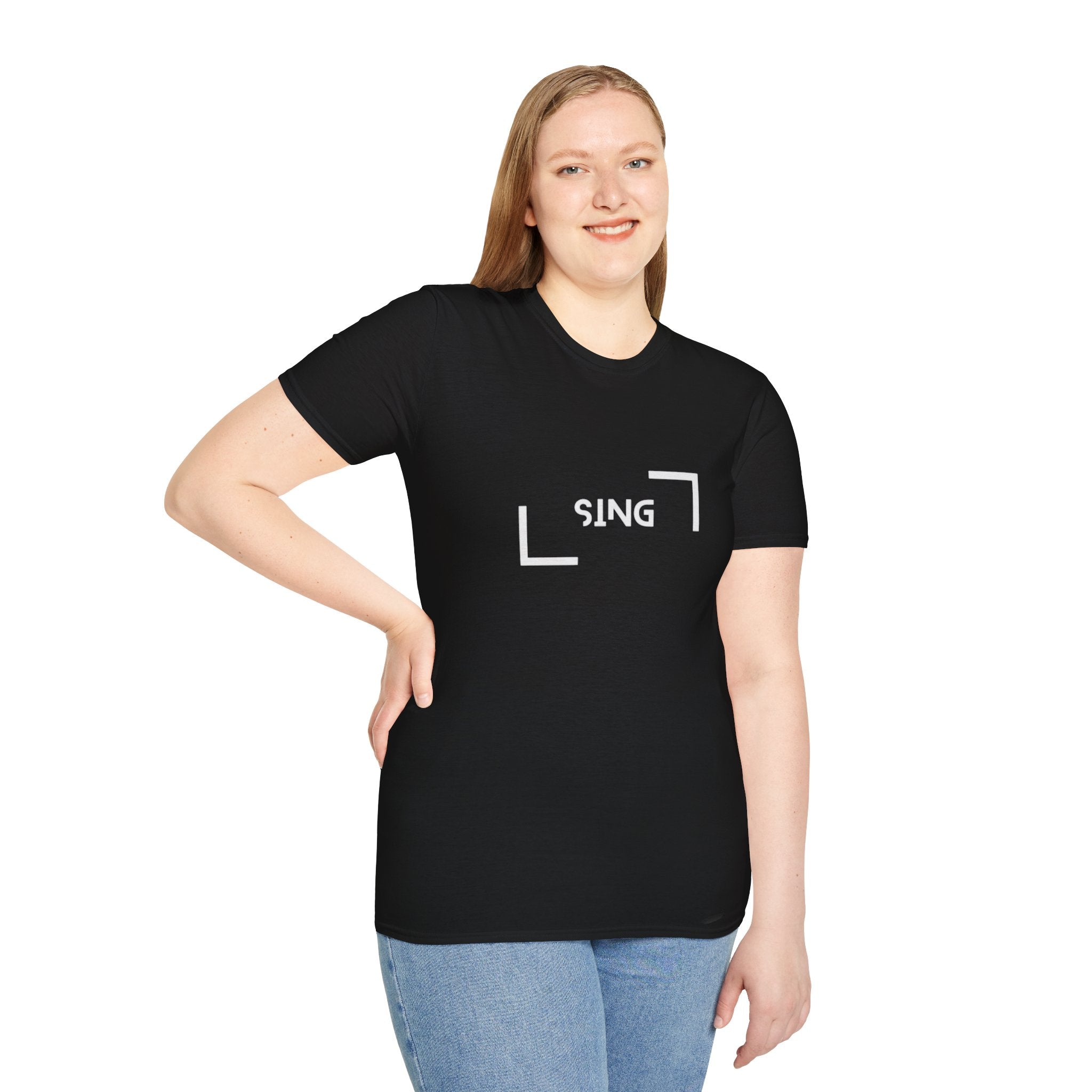 Sing Framed Logo T‑Shirt