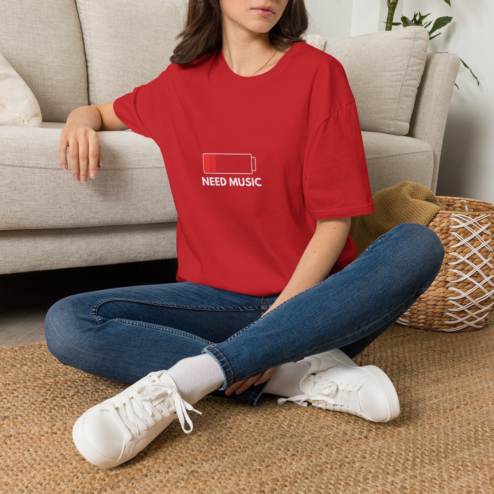 Need Music Battery Graphic T-Shirt