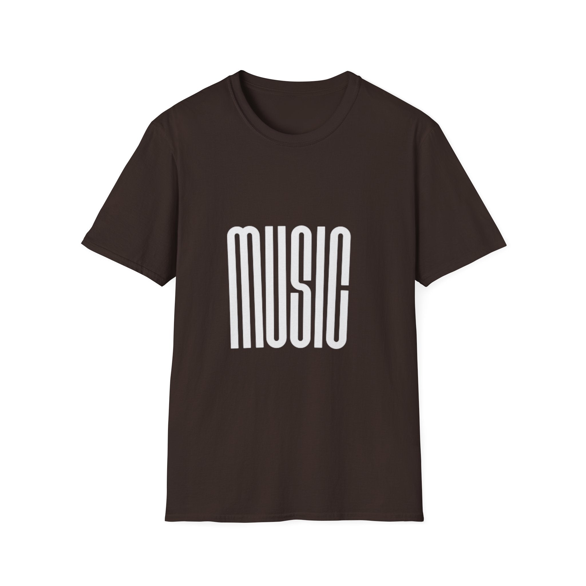 Music Graphic T‑Shirt — Retro Tall Lettering Tee