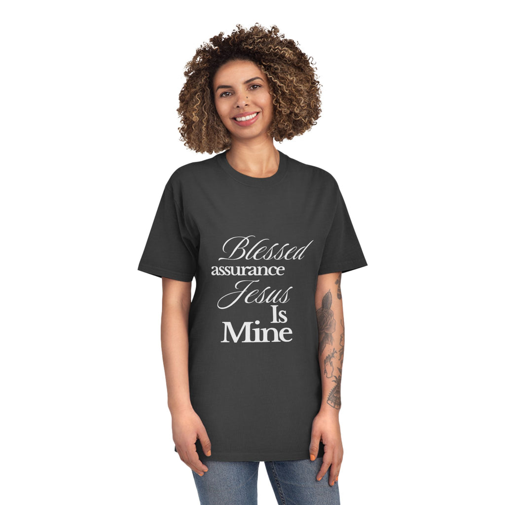 Blessed Assurance "Jesus Is Mine" T-Shirt — Christian Faith Tee