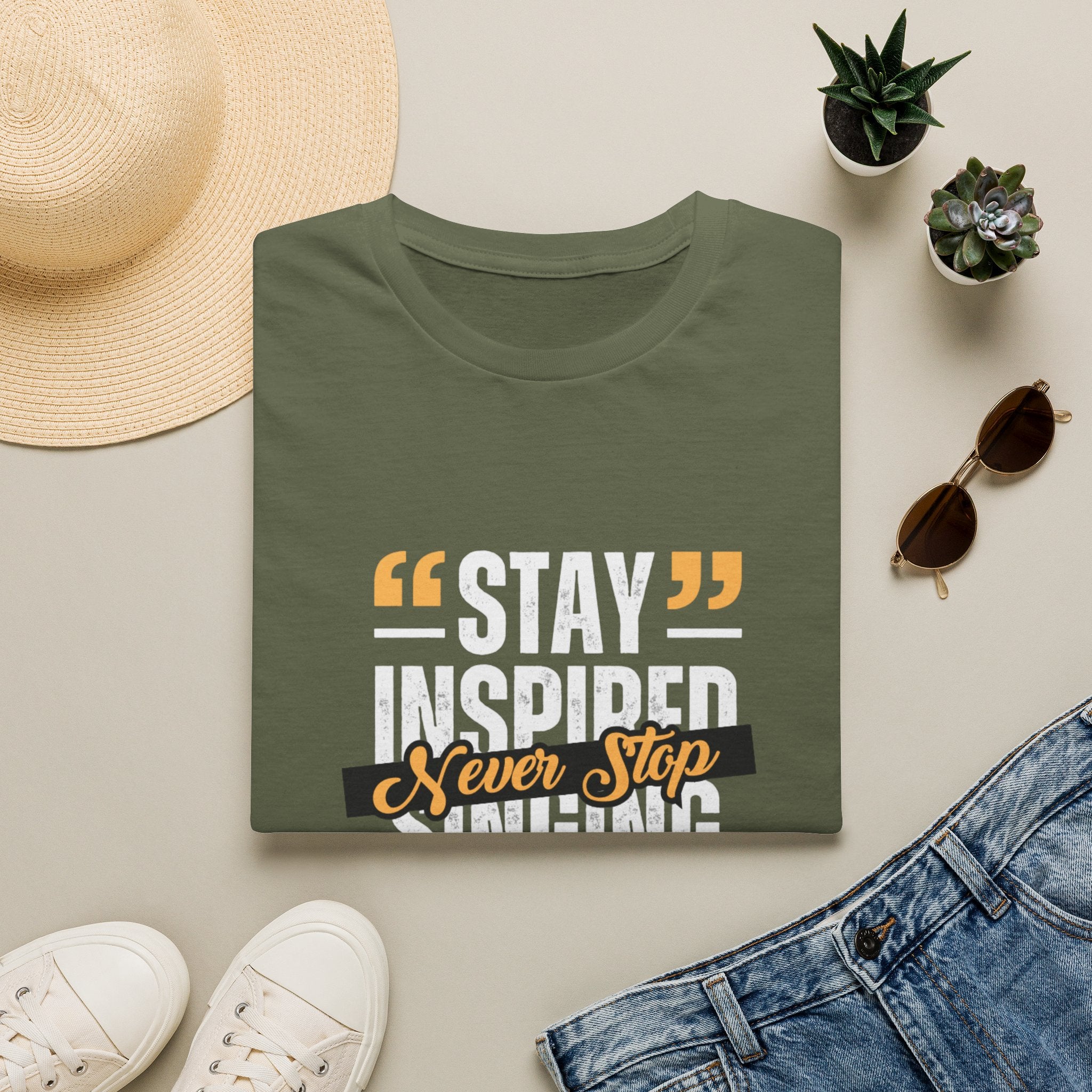 Stay Inspired Never Stop Singing T-Shirt