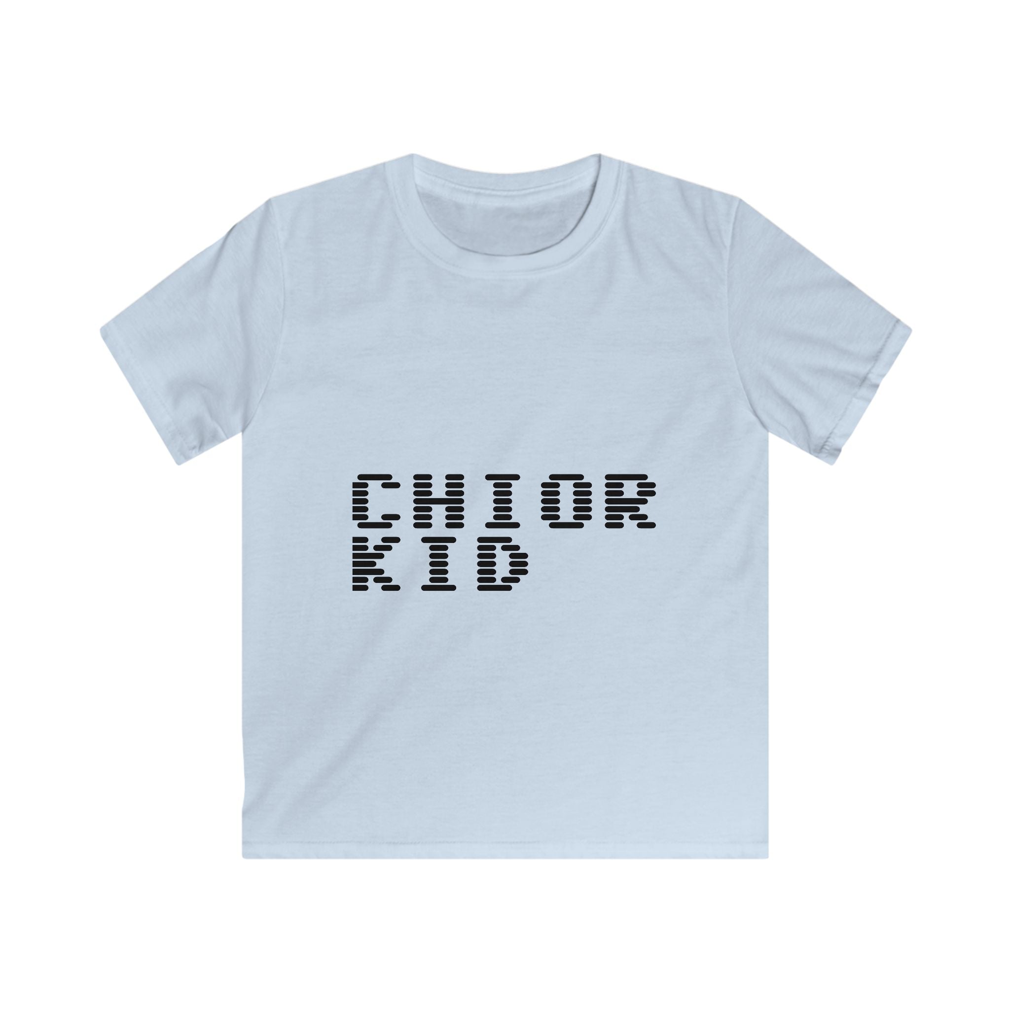 Quiet Kid Kids T‑Shirt — Minimalist Striped Text Tee for Introverted Children