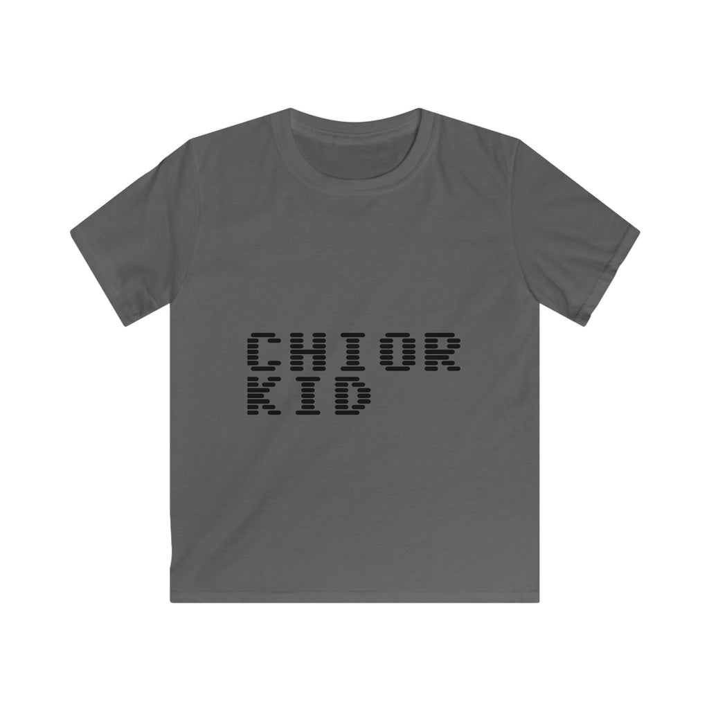 Quiet Kid Kids T‑Shirt — Minimalist Striped Text Tee for Introverted Children