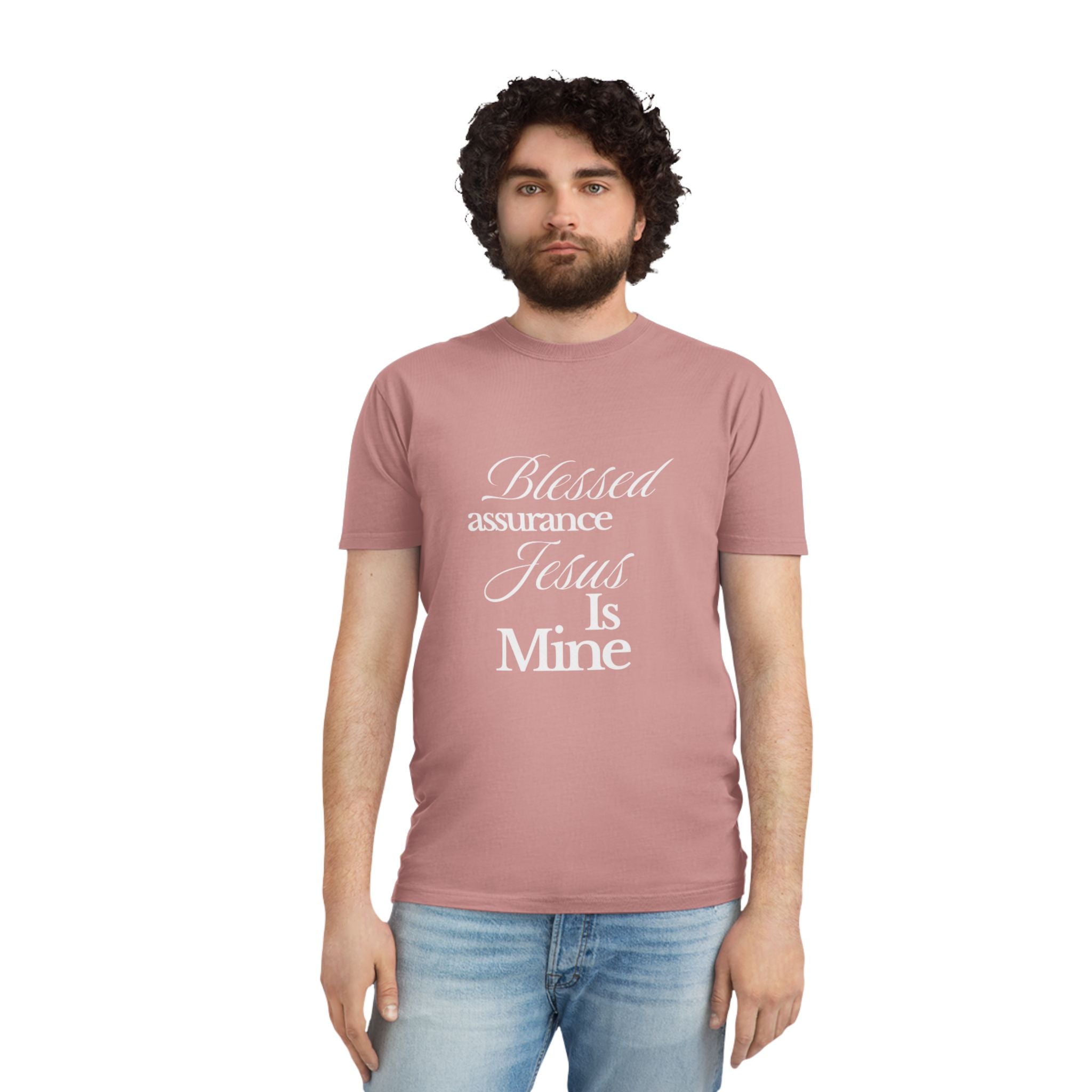 Blessed Assurance "Jesus Is Mine" T-Shirt — Christian Faith Tee