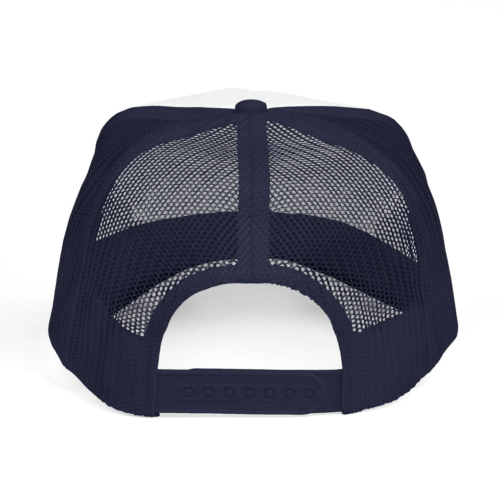 Trucker Cap — "Threads of Harmony" Music Note Embroidered Mesh Hat