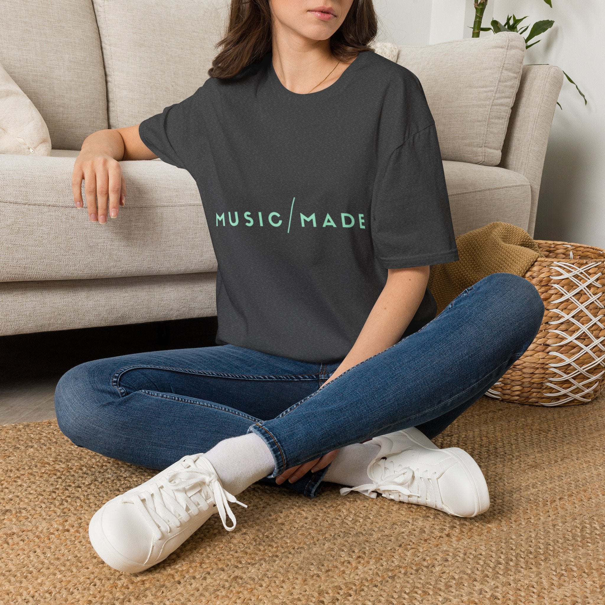 Music/Made T-Shirt — Minimalist Music Logo Tee