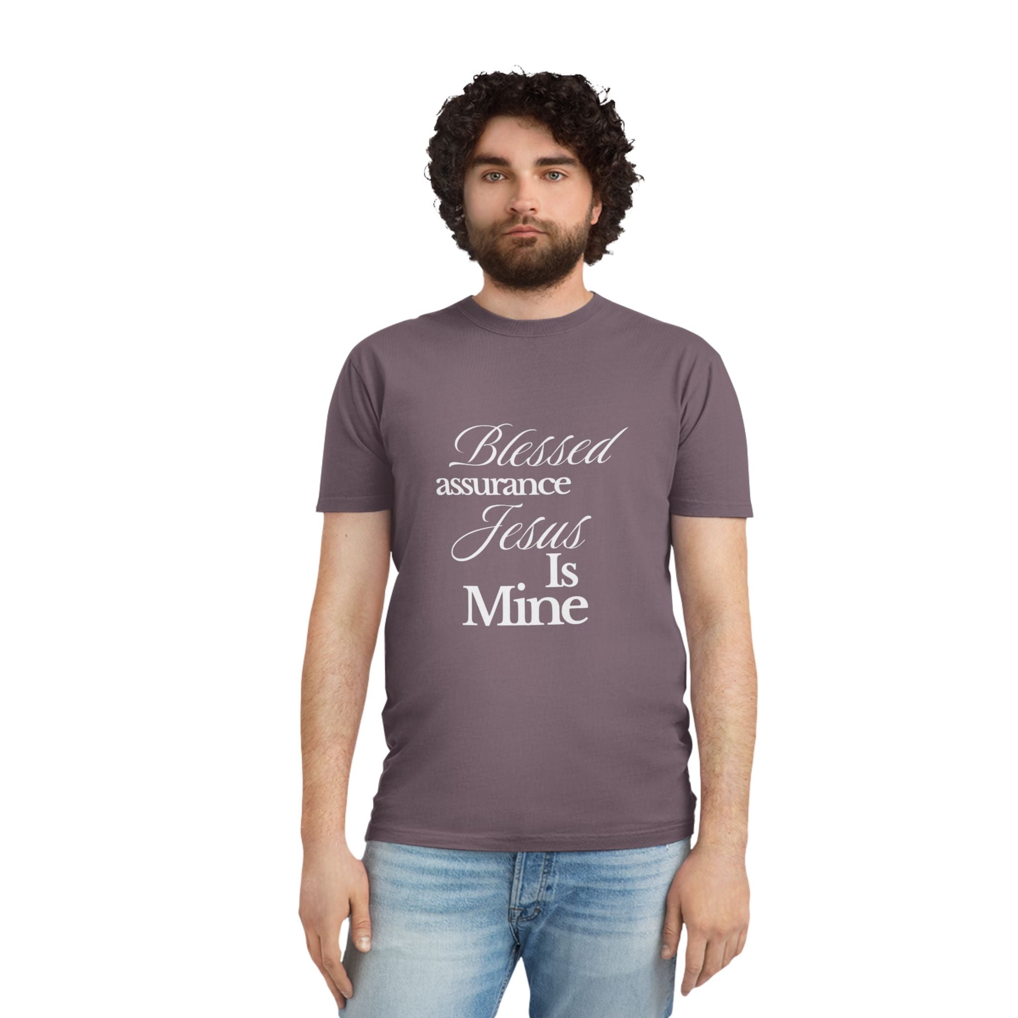 Blessed Assurance "Jesus Is Mine" T-Shirt — Christian Faith Tee