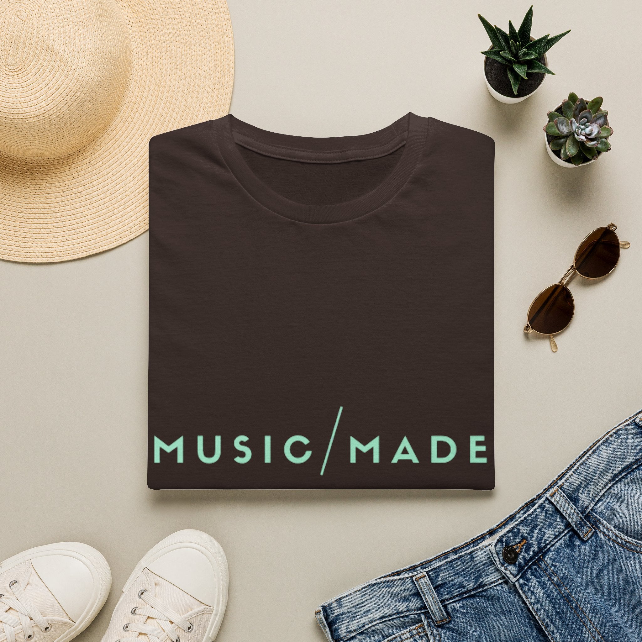 Music/Made T-Shirt — Minimalist Music Logo Tee