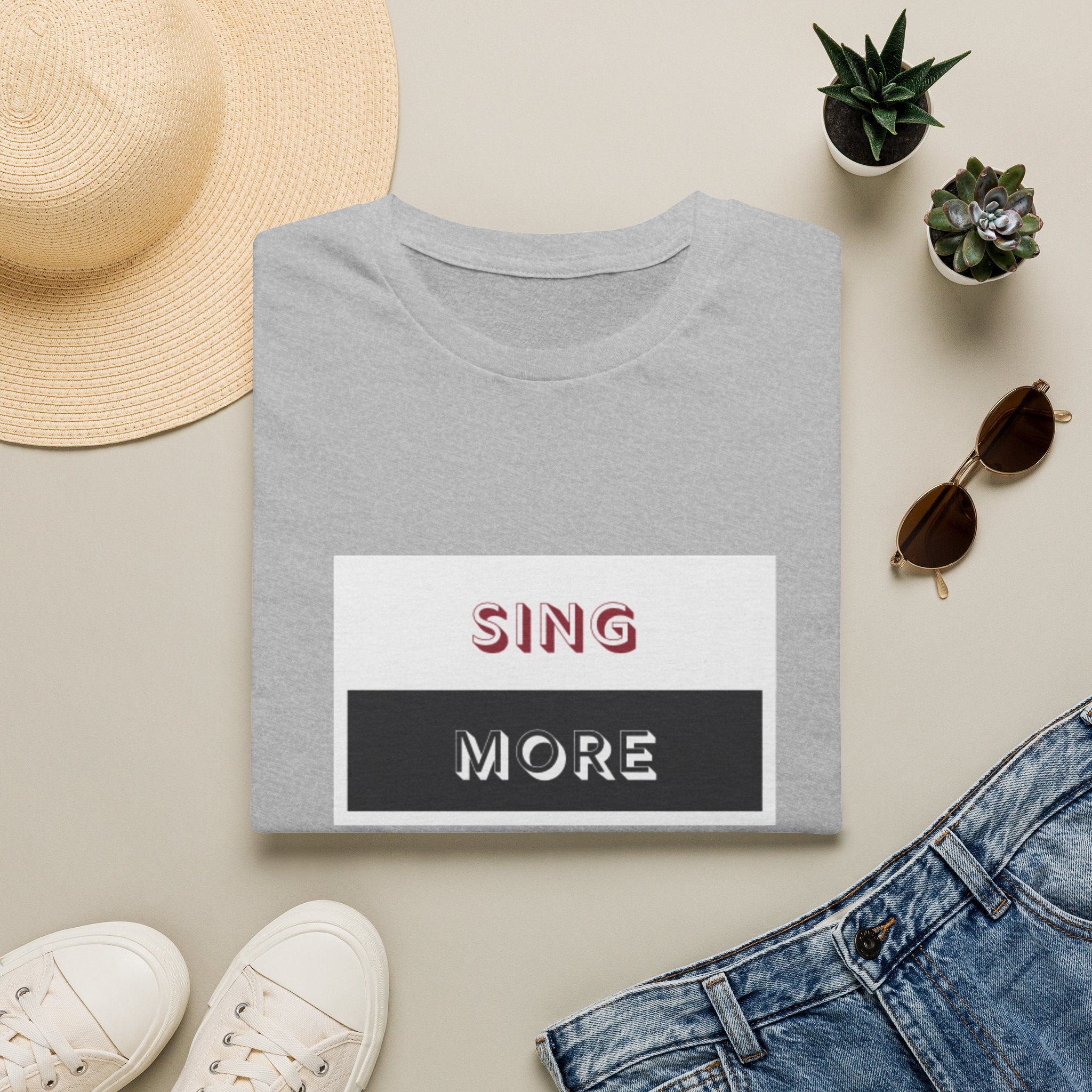 Sing More Graphic T‑Shirt — Motivational Music Tee