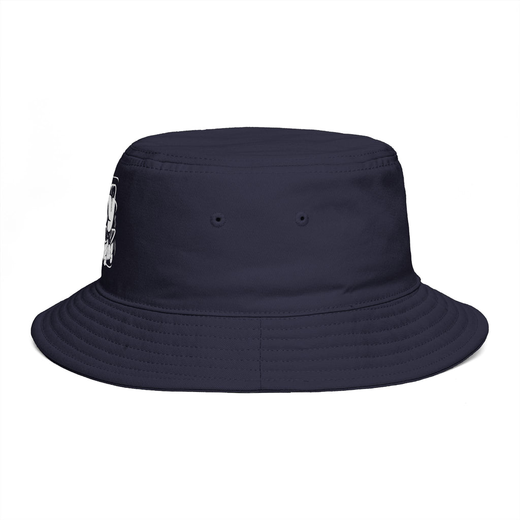 Bucket Hat — Retro 'Southern Sunday' Graphic Brown Sun Hat