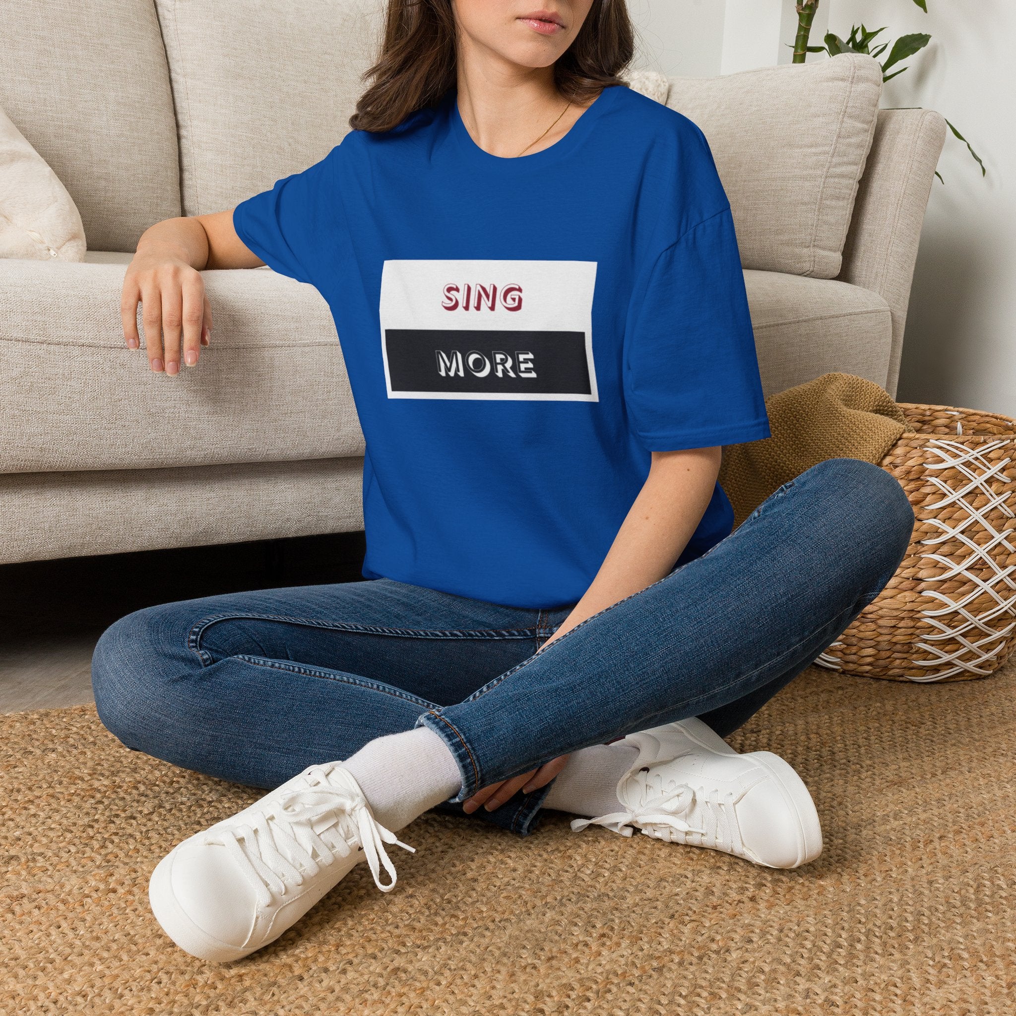 Sing More Graphic T‑Shirt — Motivational Music Tee