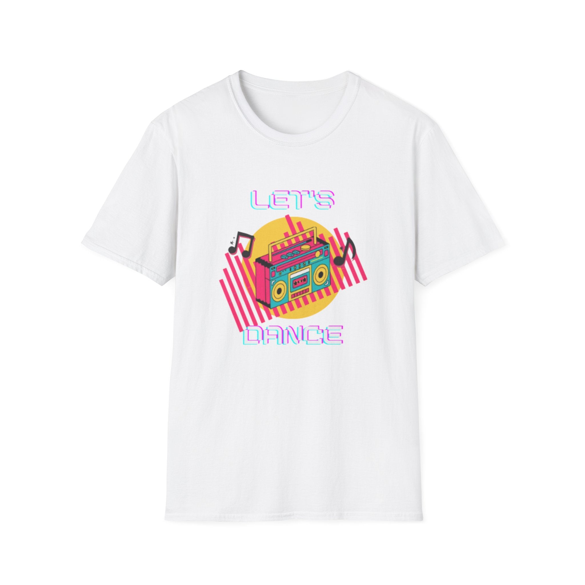 Retro Boombox "Let's Dance" T-Shirt