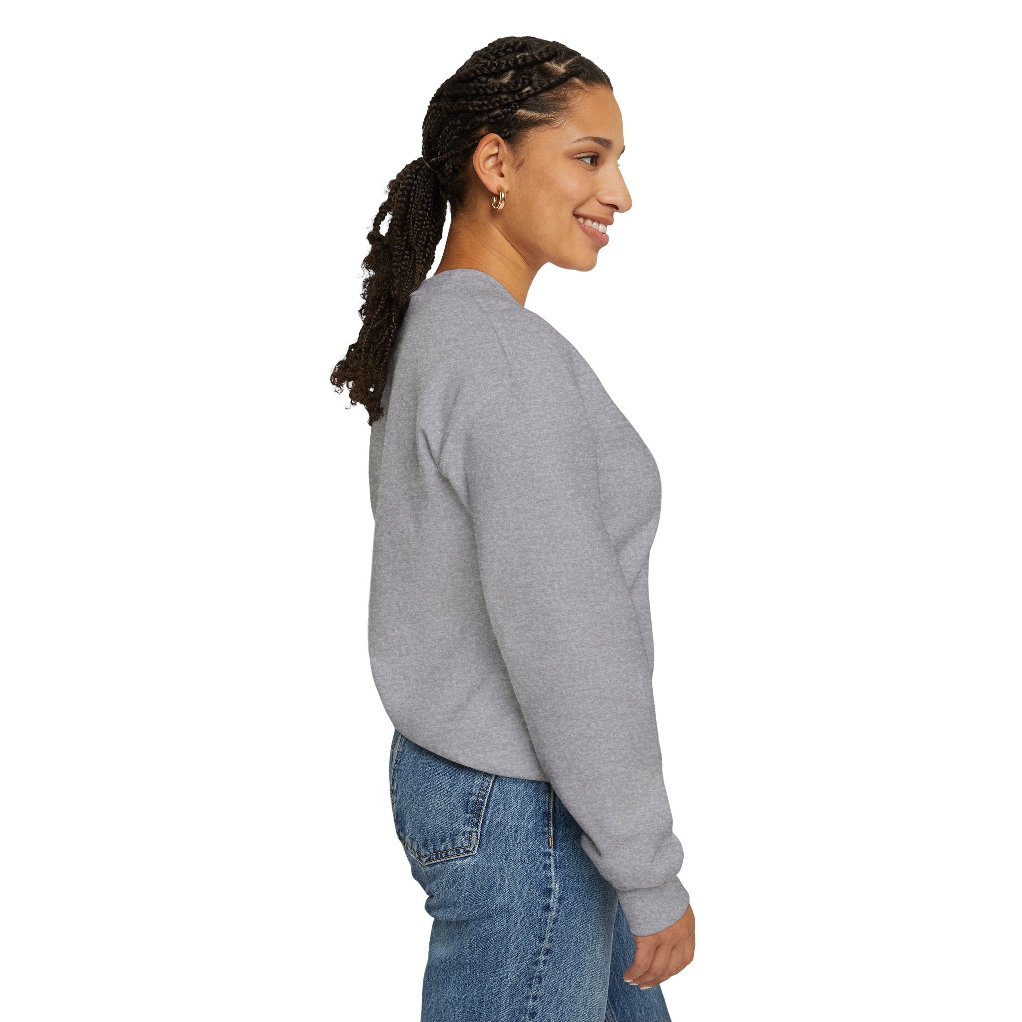 Vintage Microphone Sweatshirt — Retro Radio Mic Crewneck for Musicians & Podcasters