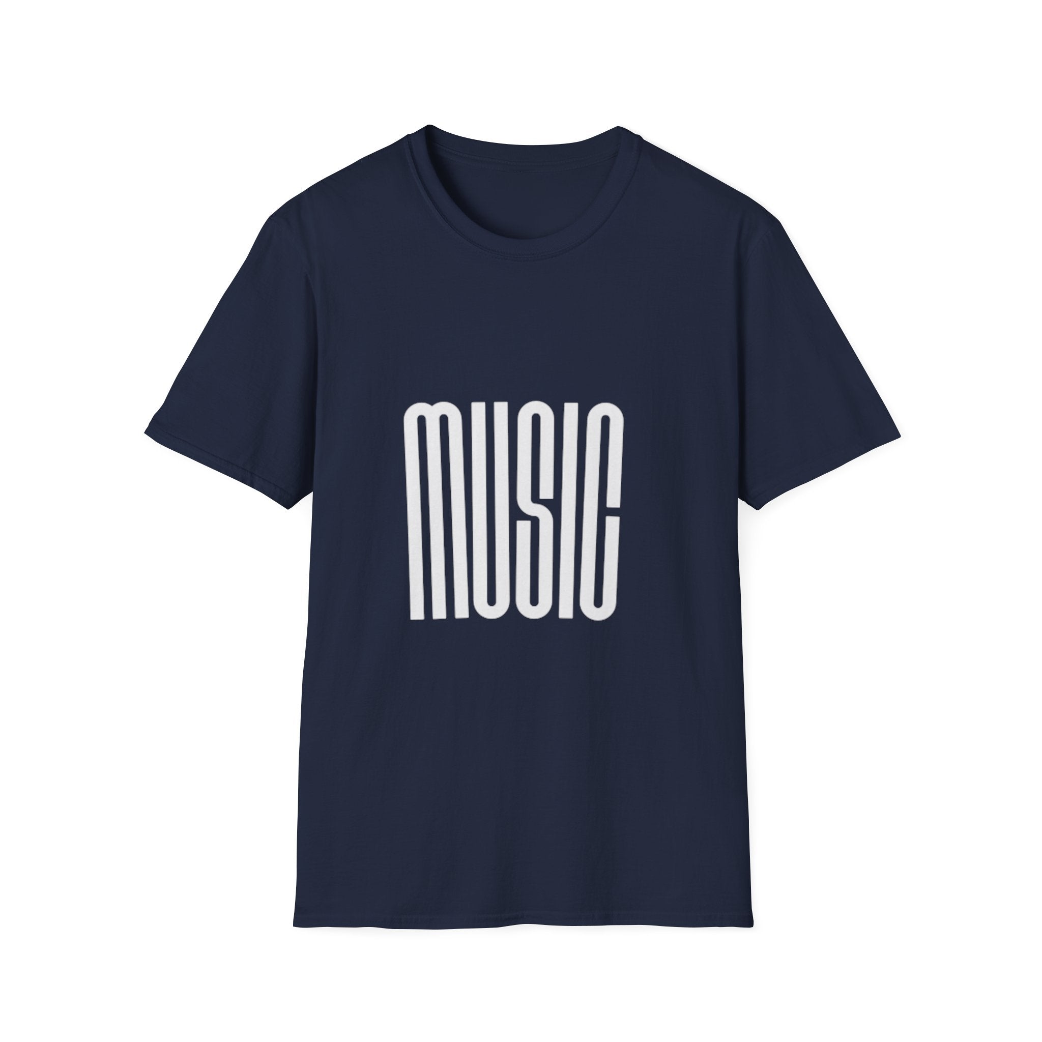 Music Graphic T‑Shirt — Retro Tall Lettering Tee