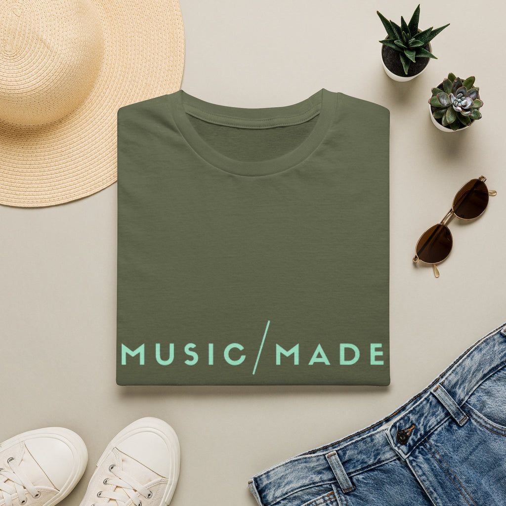 Music/Made T-Shirt — Minimalist Music Logo Tee
