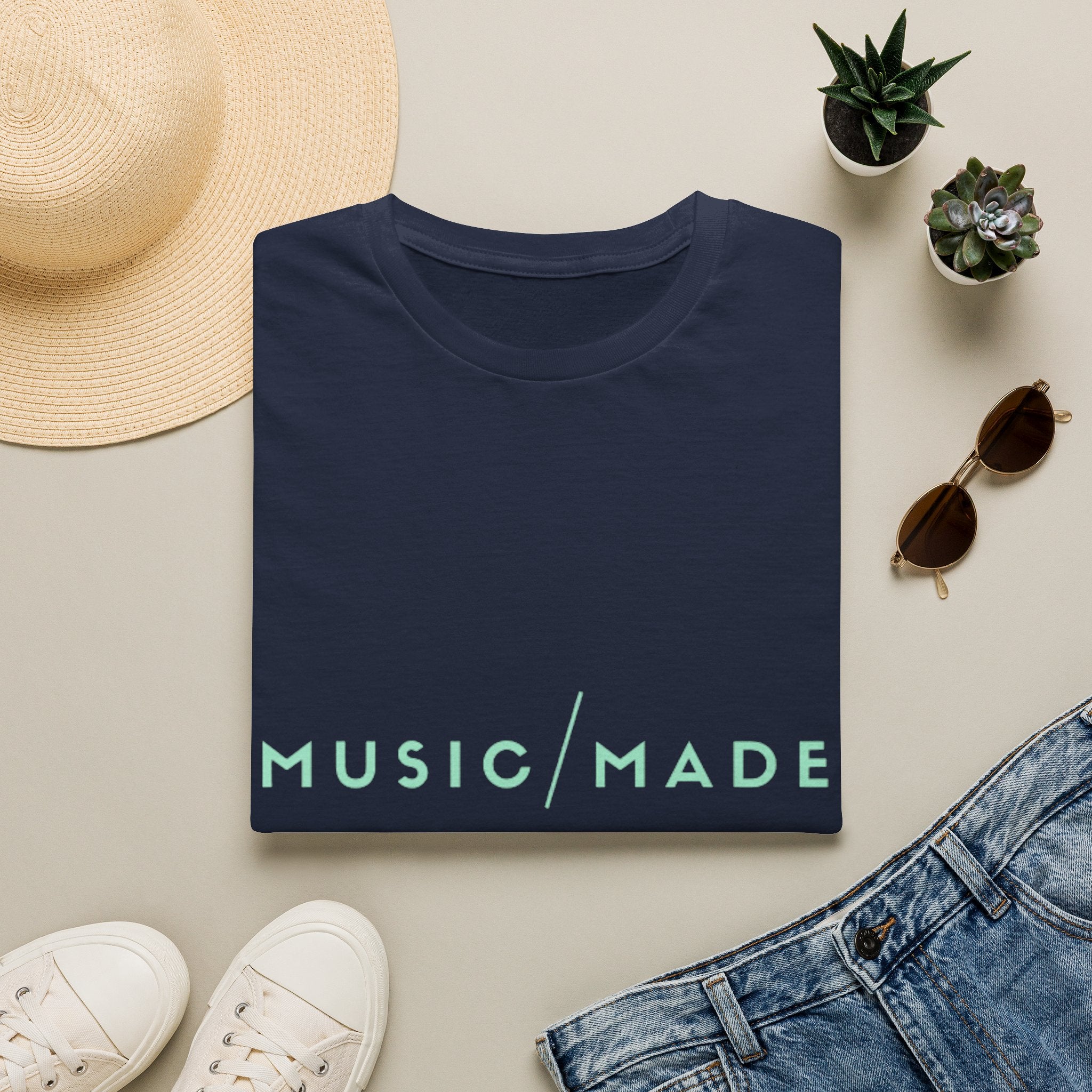 Music/Made T-Shirt — Minimalist Music Logo Tee