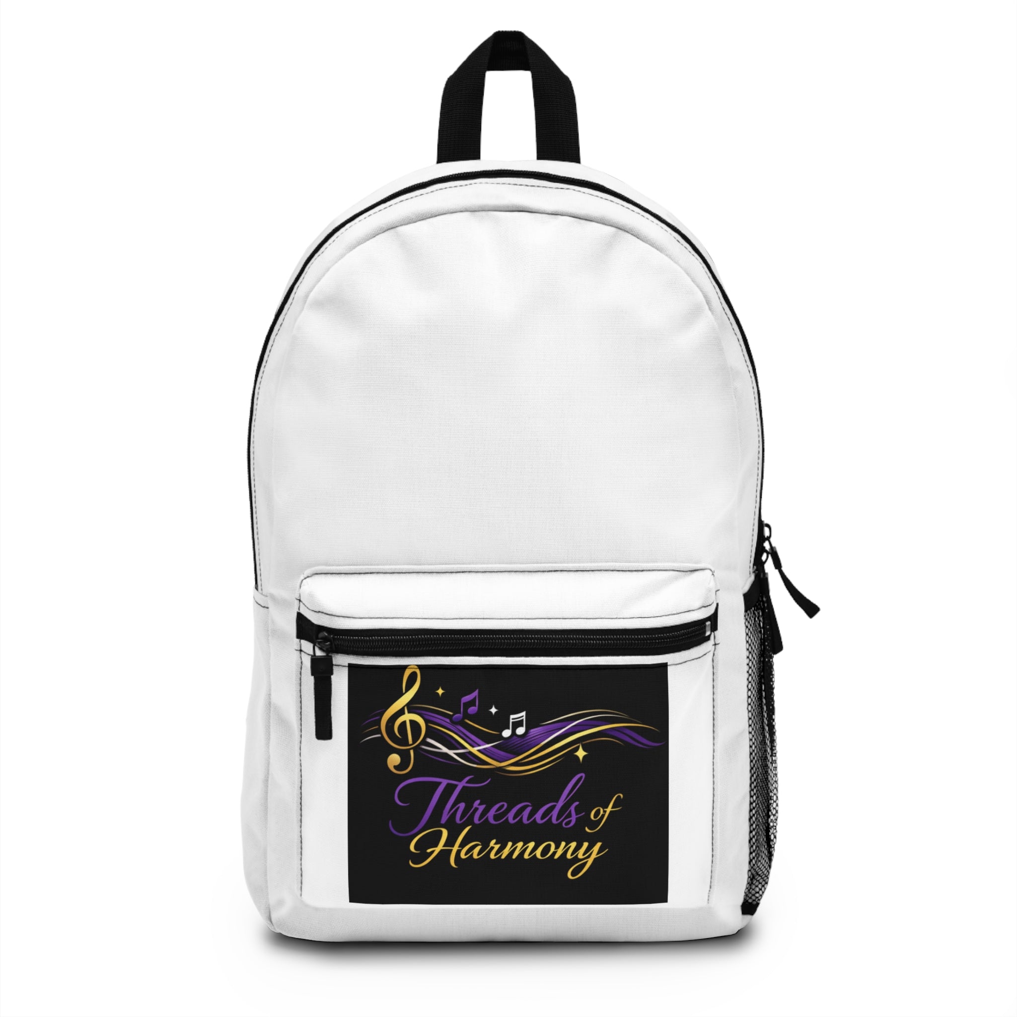 Threads of Harmony Music Backpack — Musical Note Logo School Bag