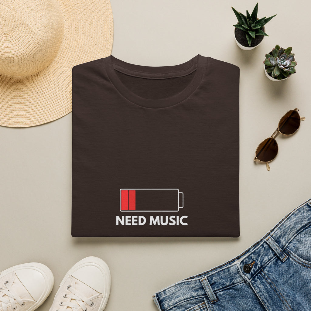 Need Music Battery Graphic T-Shirt
