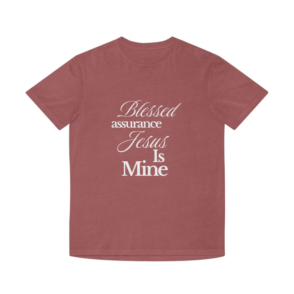 Blessed Assurance "Jesus Is Mine" T-Shirt — Christian Faith Tee