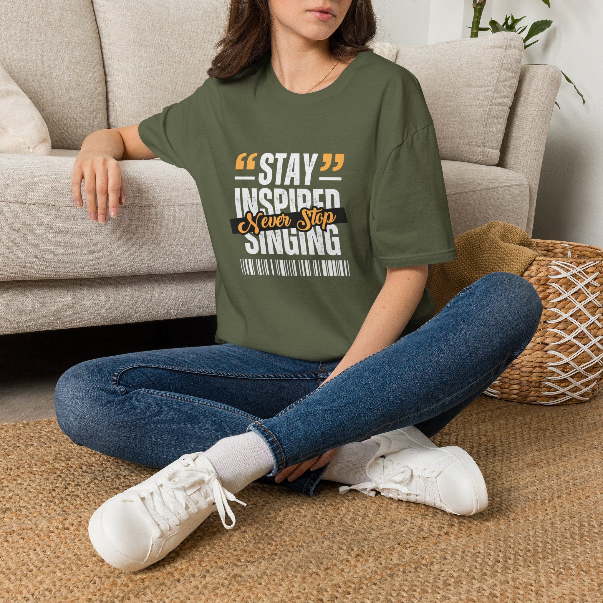 Stay Inspired Never Stop Singing T-Shirt