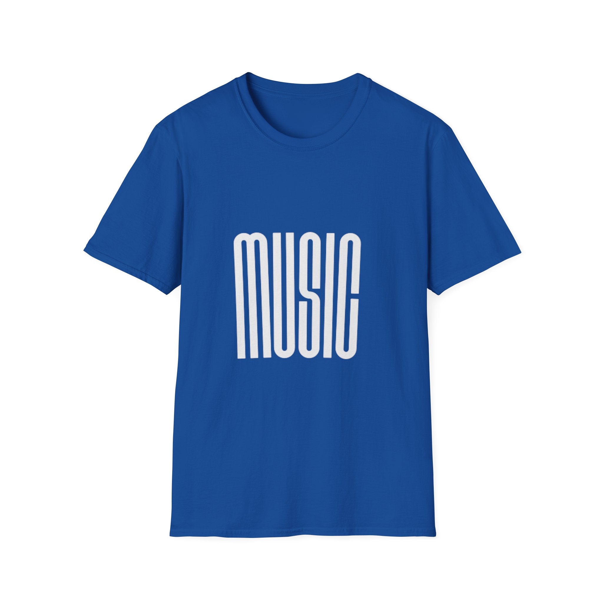 Music Graphic T‑Shirt — Retro Tall Lettering Tee