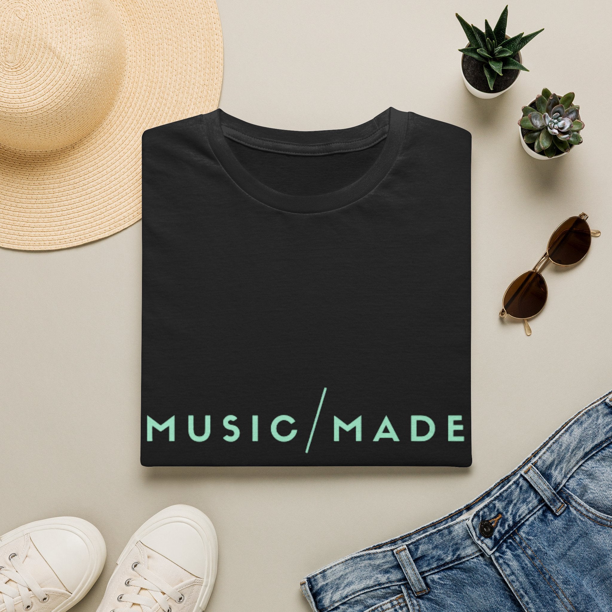 Music/Made T-Shirt — Minimalist Music Logo Tee