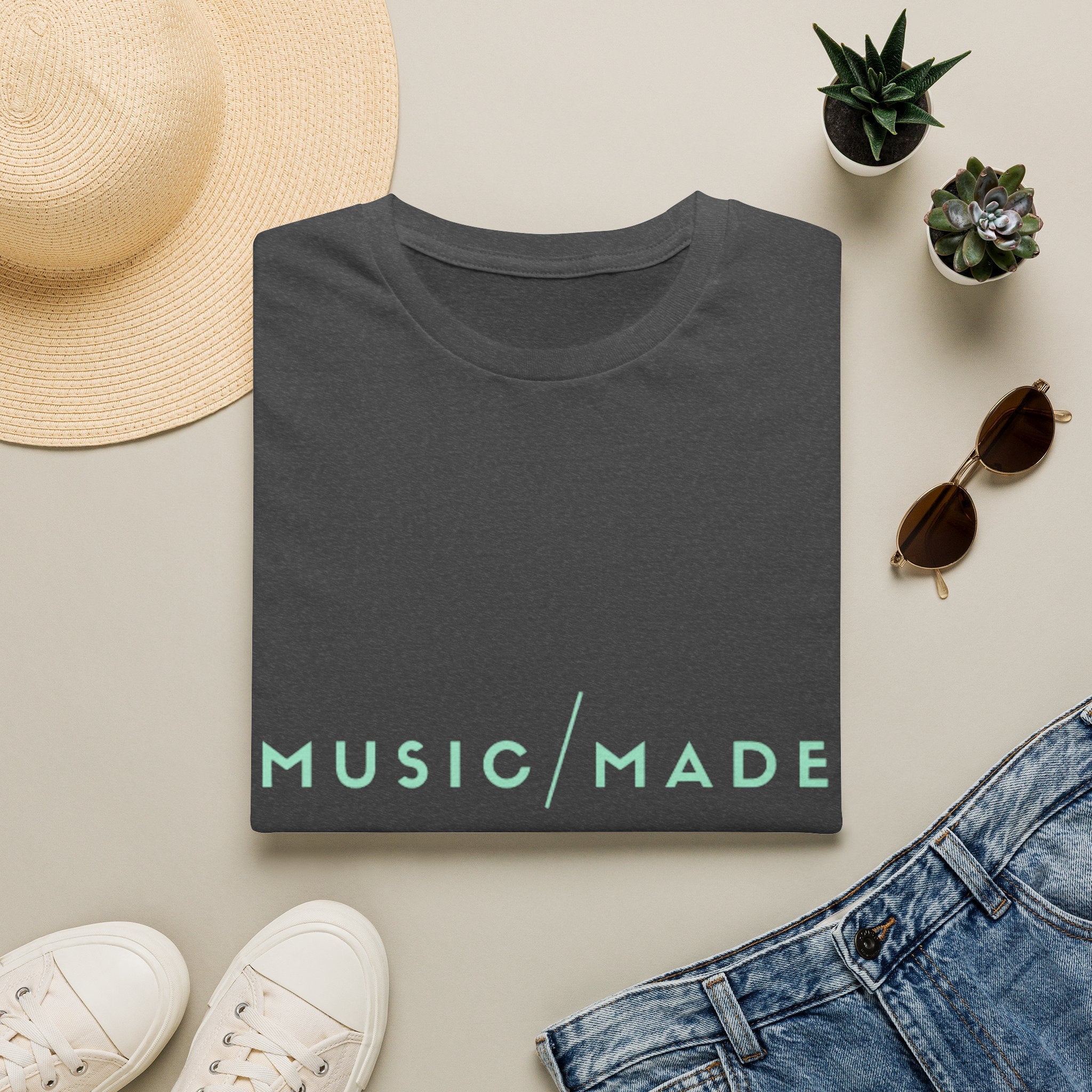 Music/Made T-Shirt — Minimalist Music Logo Tee