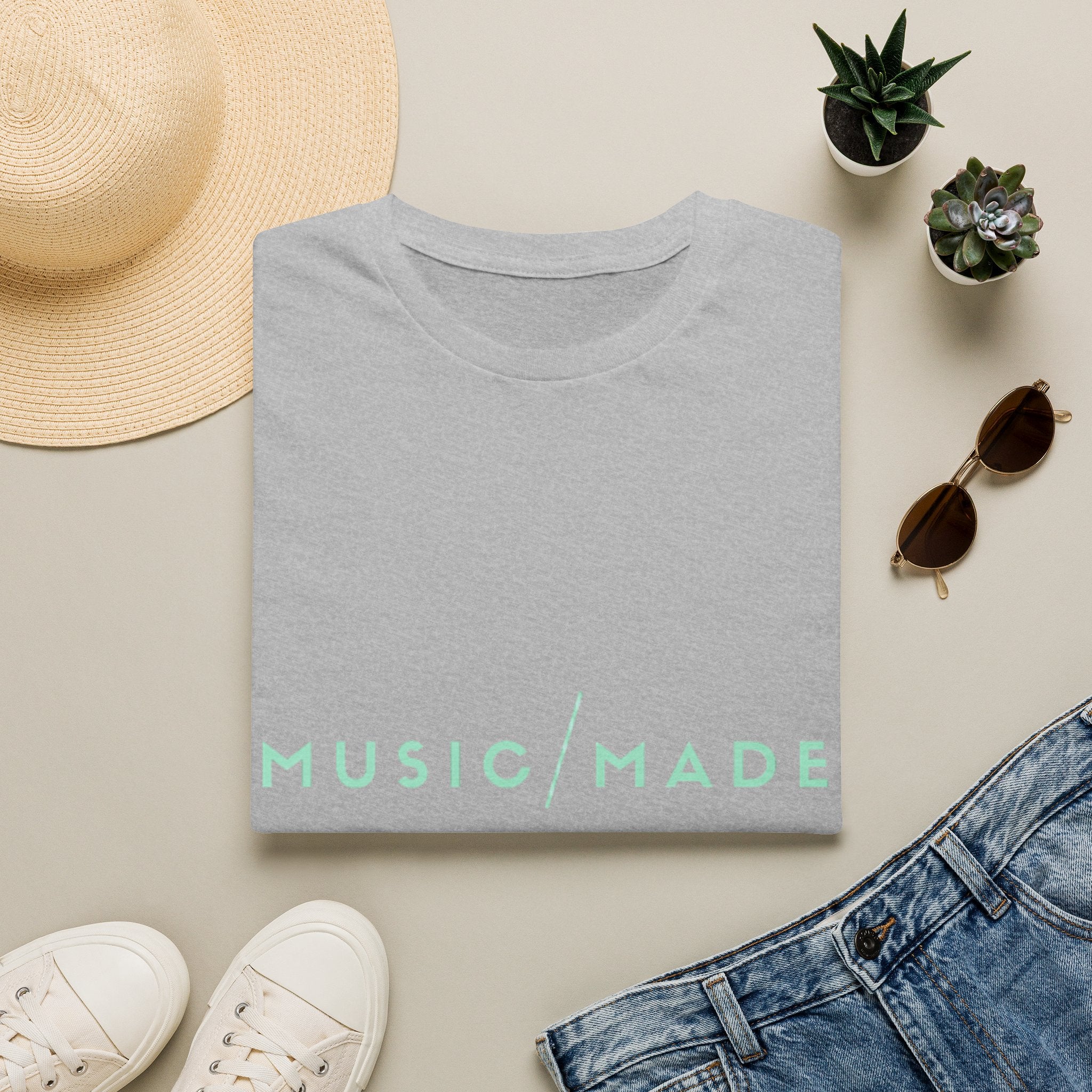 Music/Made T-Shirt — Minimalist Music Logo Tee