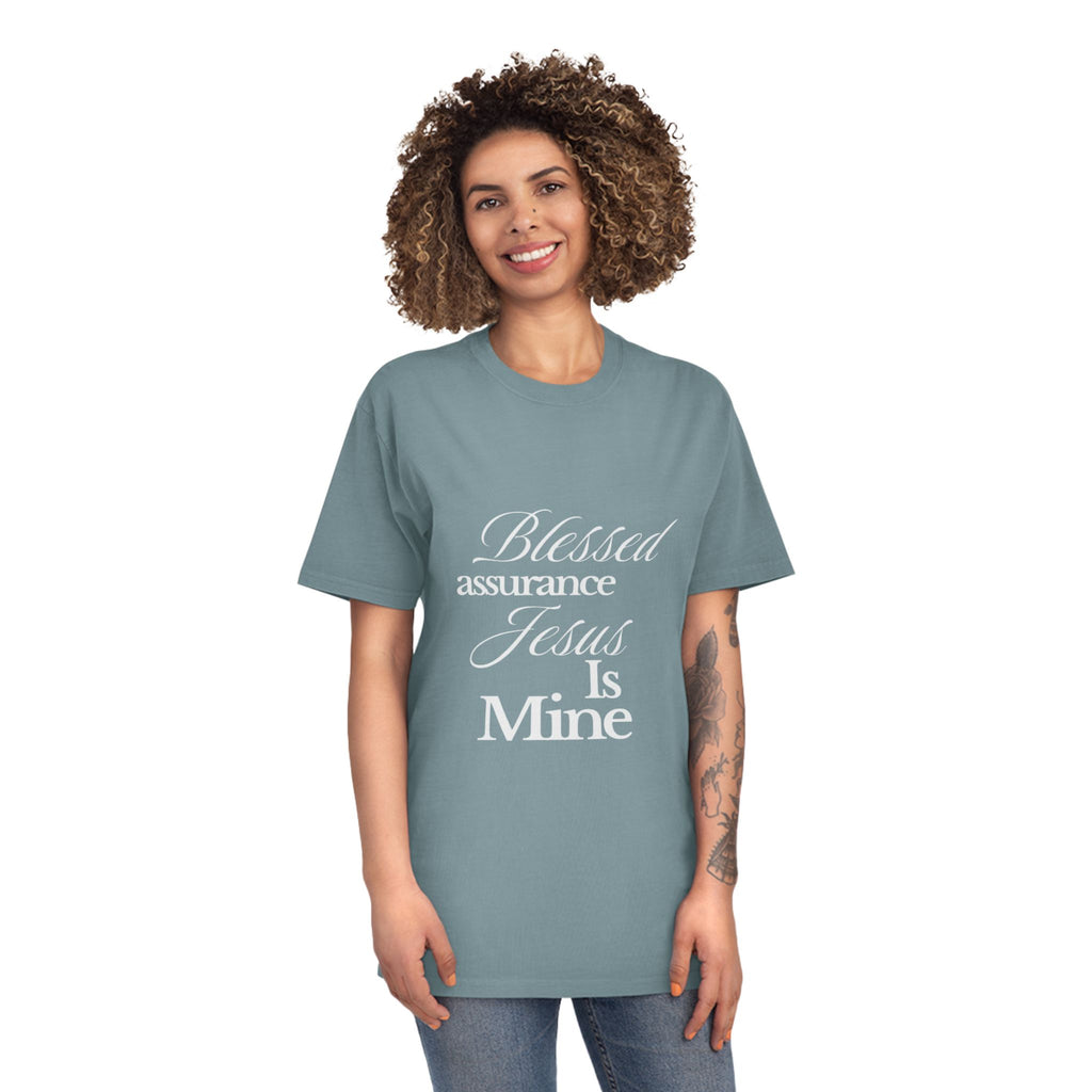 Blessed Assurance "Jesus Is Mine" T-Shirt — Christian Faith Tee