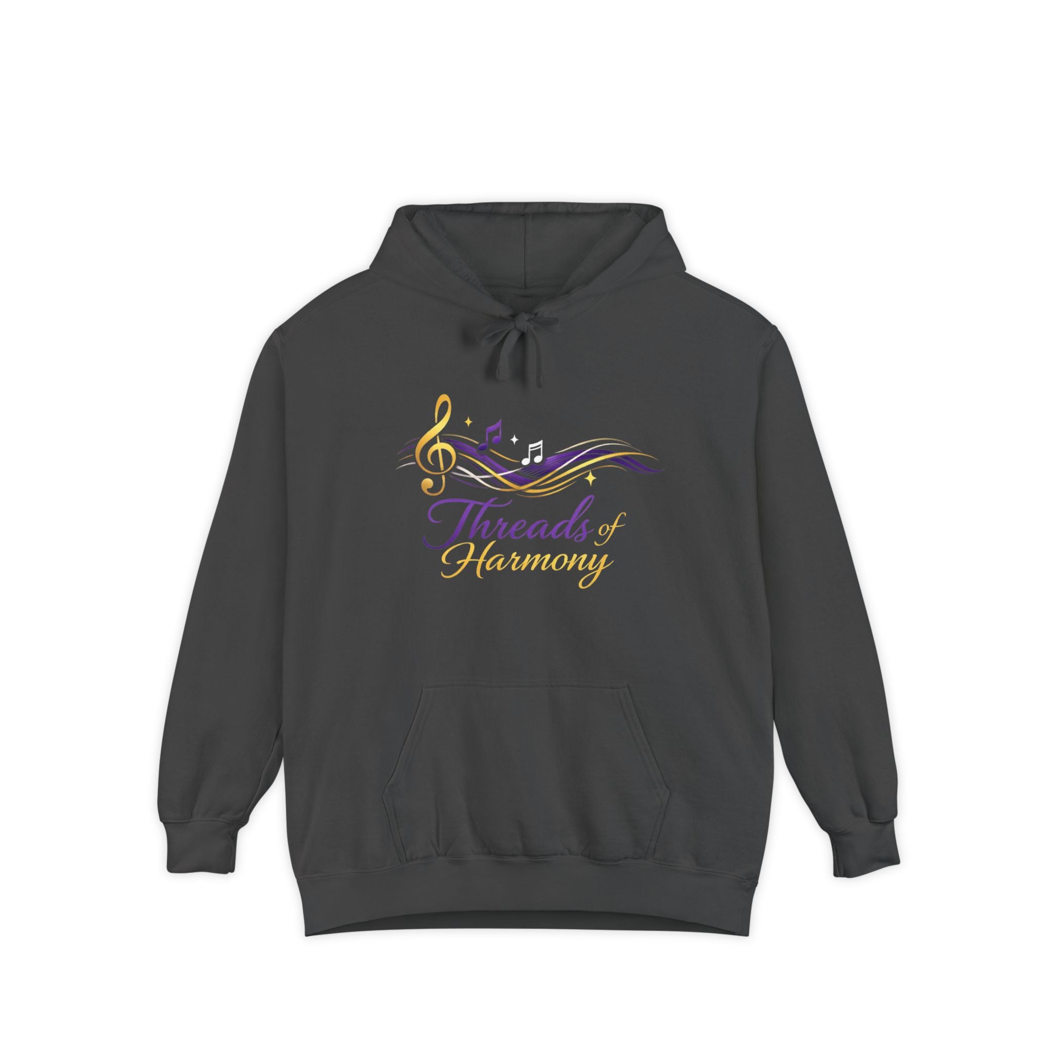 Threads of Harmony Hoodie — Music-Themed Graphic Pullover