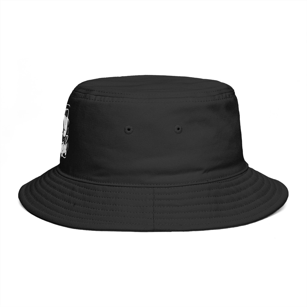 Bucket Hat — Retro 'Southern Sunday' Graphic Brown Sun Hat