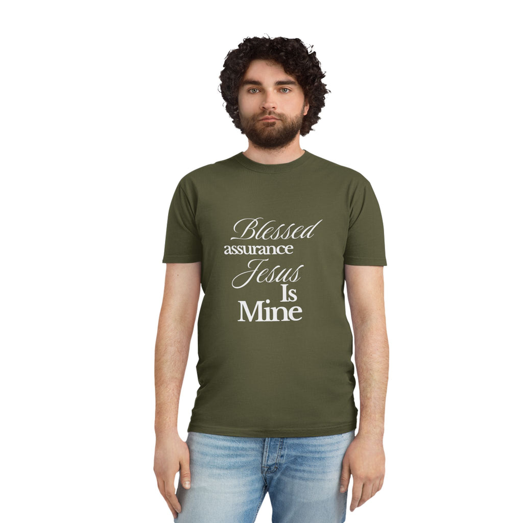Blessed Assurance "Jesus Is Mine" T-Shirt — Christian Faith Tee