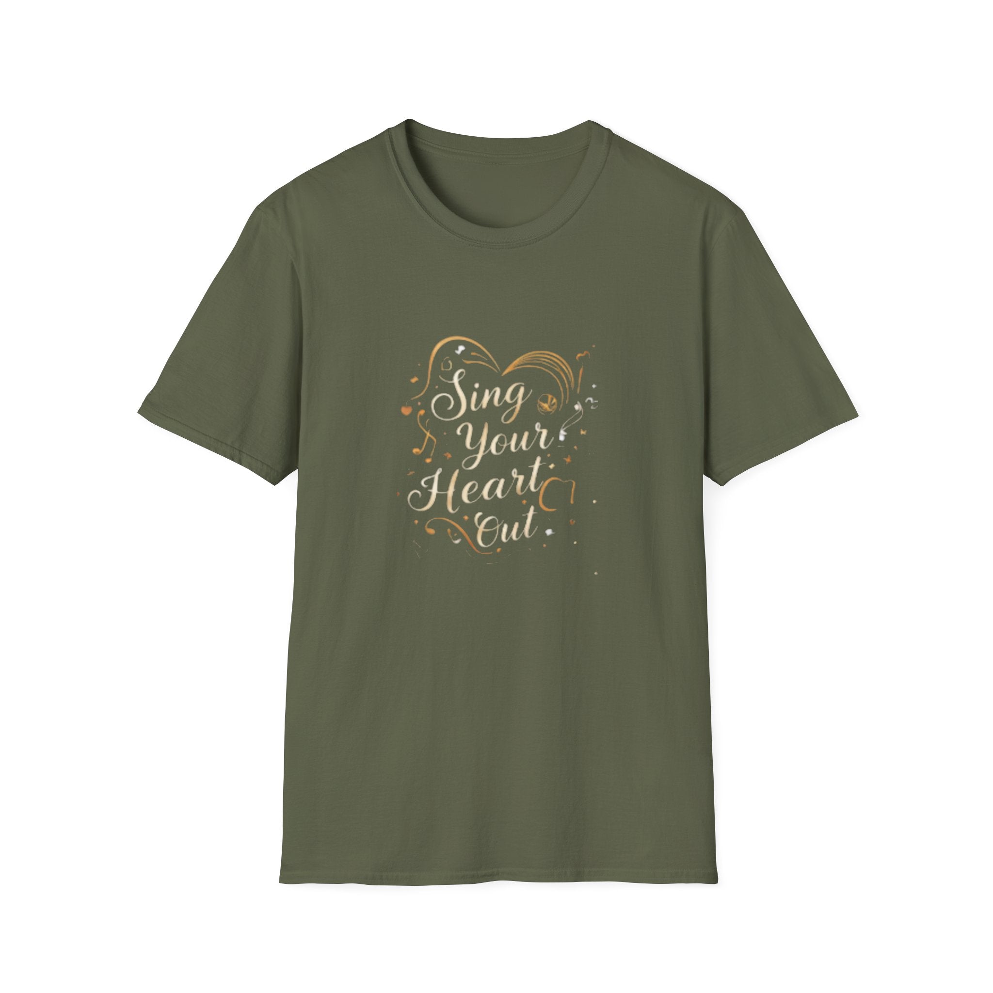 Sing Your Heart Out T-Shirt – Inspirational Music Tee