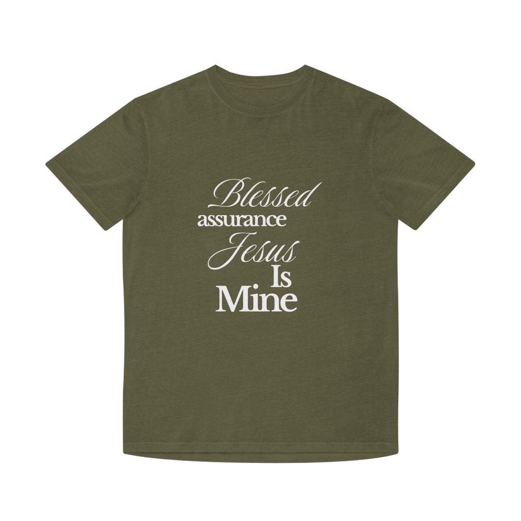 Blessed Assurance "Jesus Is Mine" T-Shirt — Christian Faith Tee
