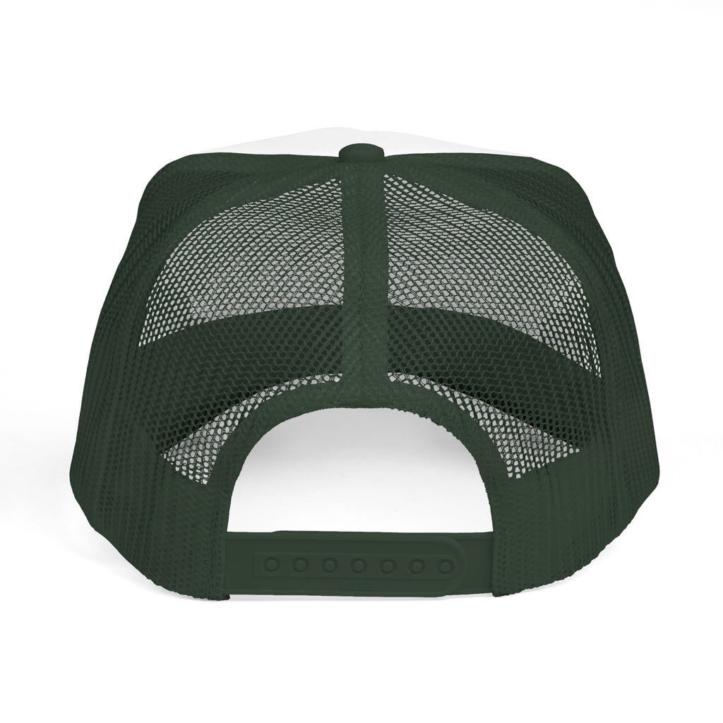 Trucker Cap — "Threads of Harmony" Music Note Embroidered Mesh Hat