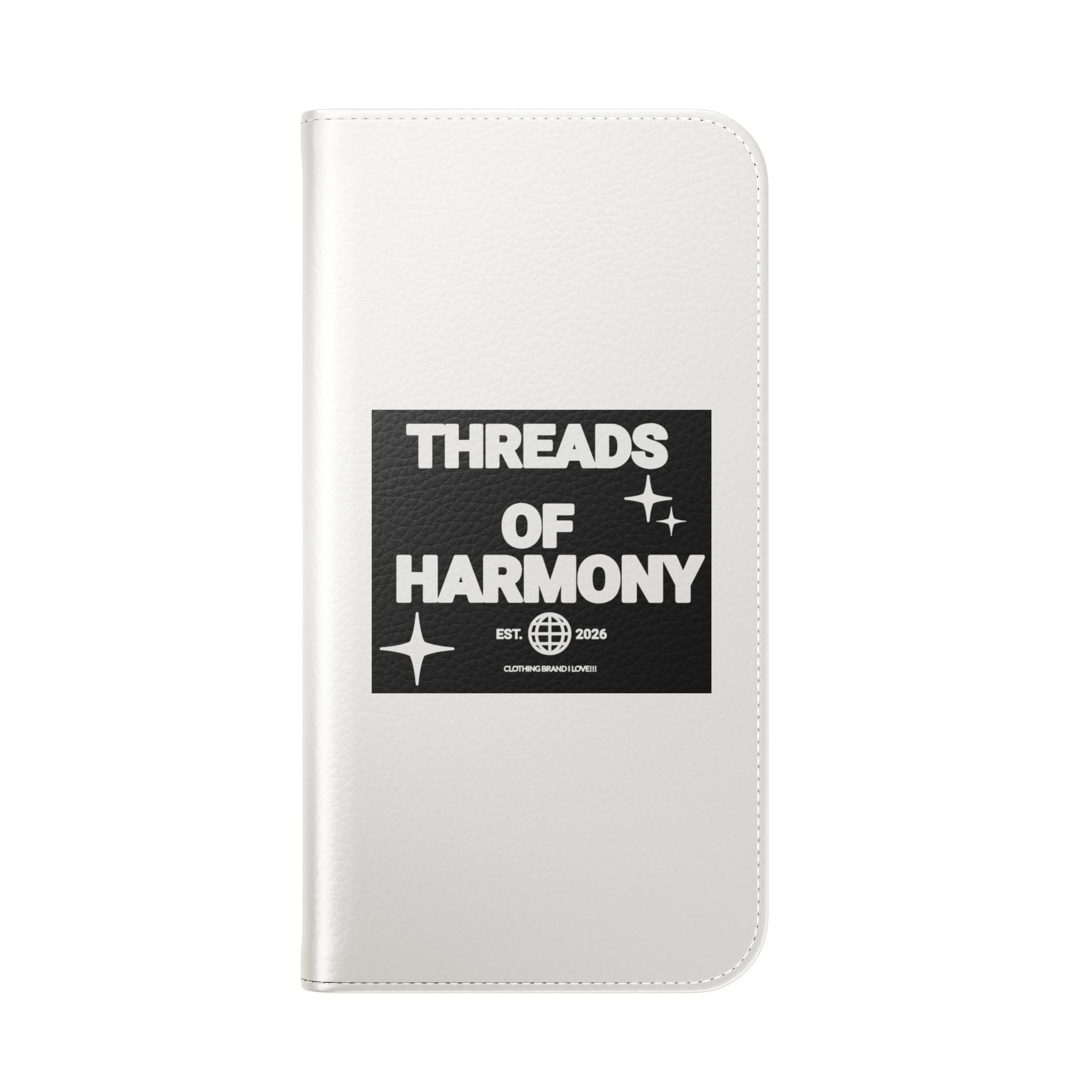 Leather Wallet Flip Case — Protective Phone Folio with Card Slots