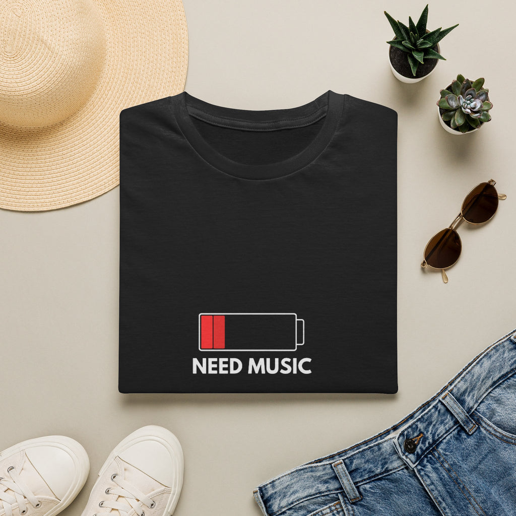 Need Music Battery Graphic T-Shirt