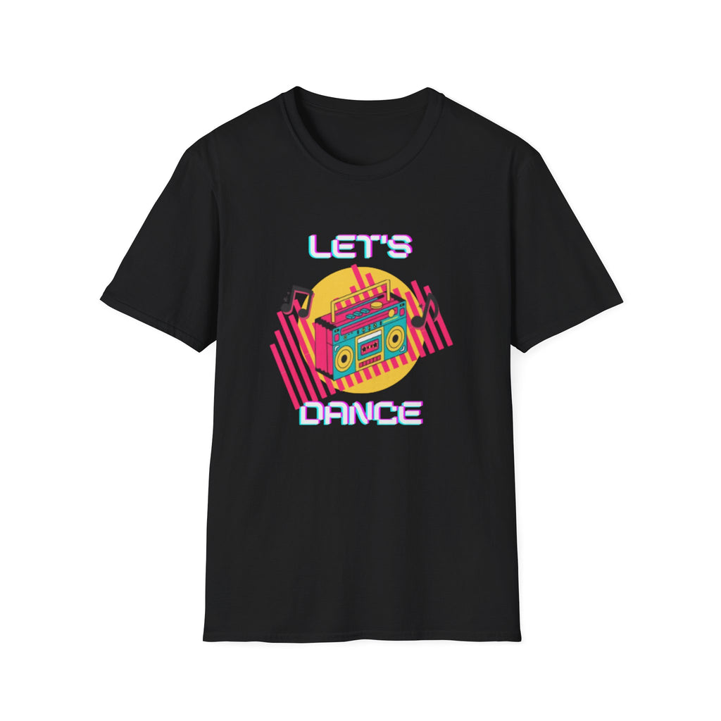Retro Boombox "Let's Dance" T-Shirt