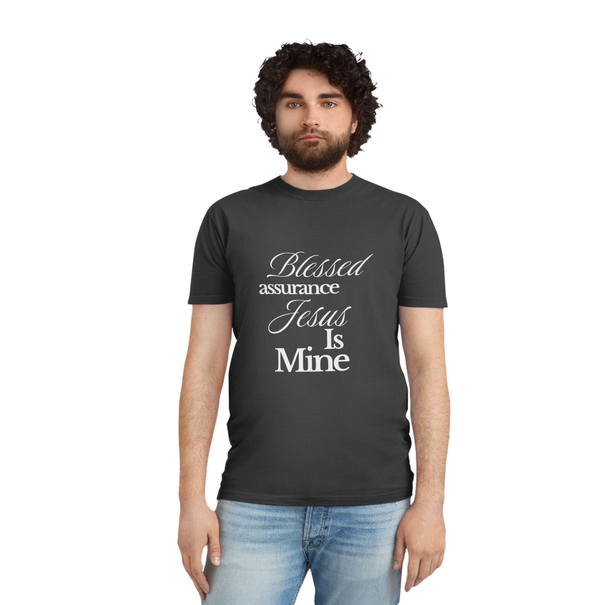 Blessed Assurance "Jesus Is Mine" T-Shirt — Christian Faith Tee