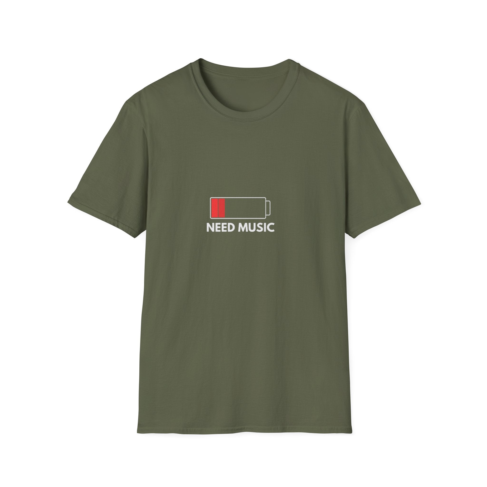 Need Music Battery Graphic T-Shirt