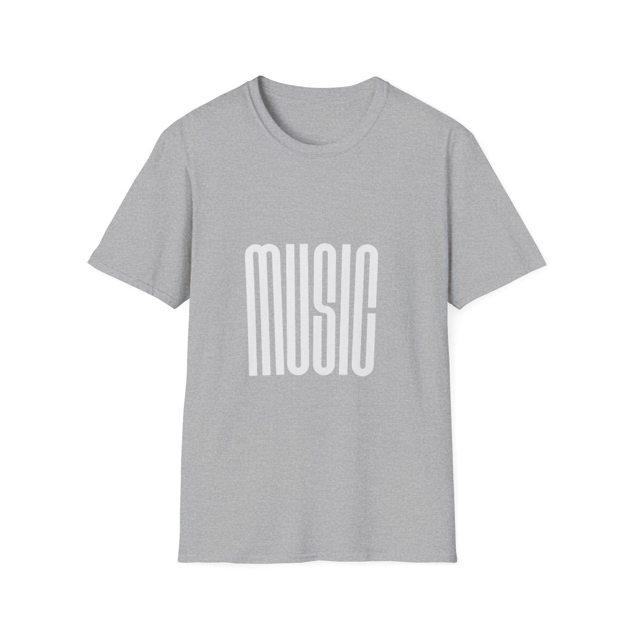 Music Graphic T‑Shirt — Retro Tall Lettering Tee