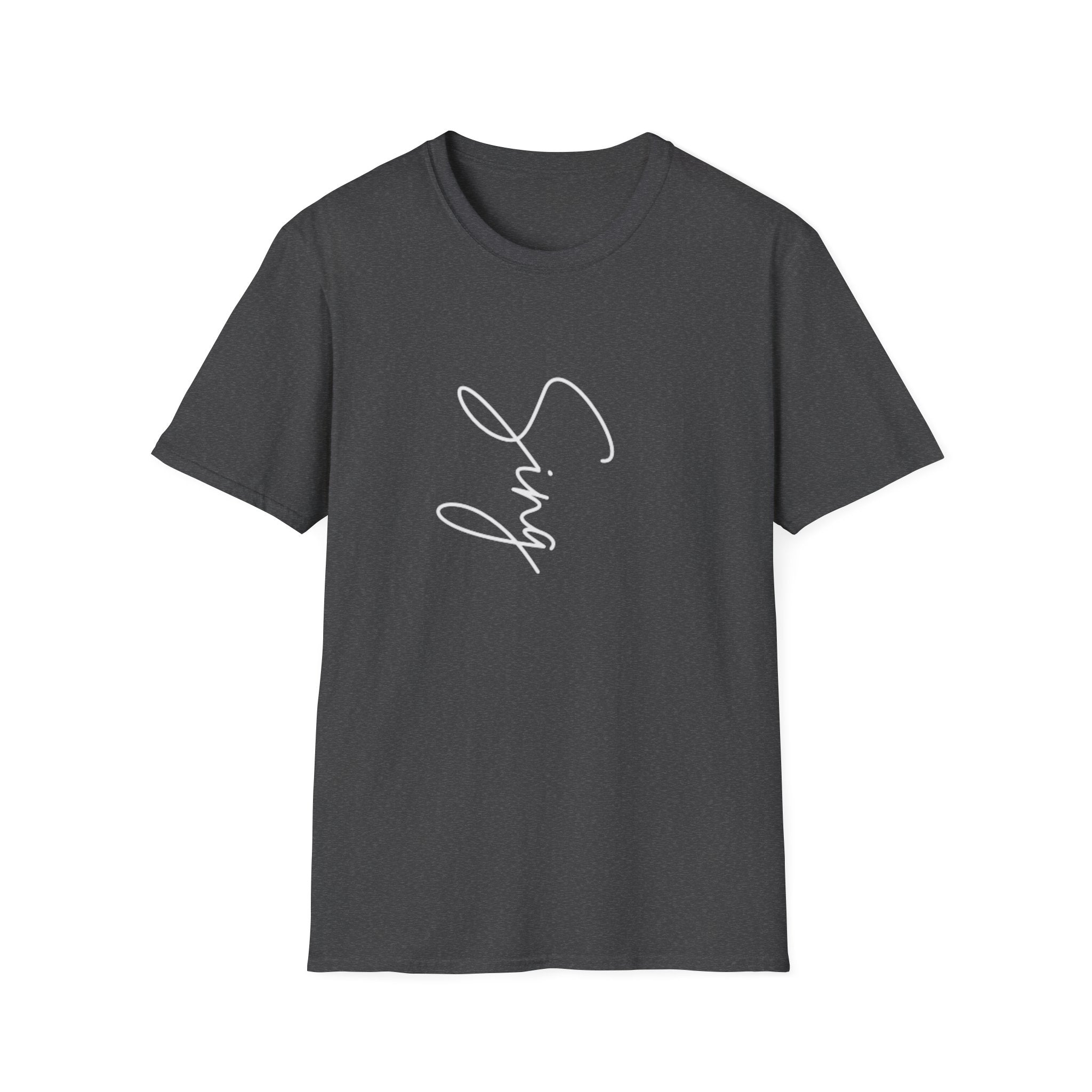 T-Shirt – Script 'Sing' Minimalist Graphic Tee