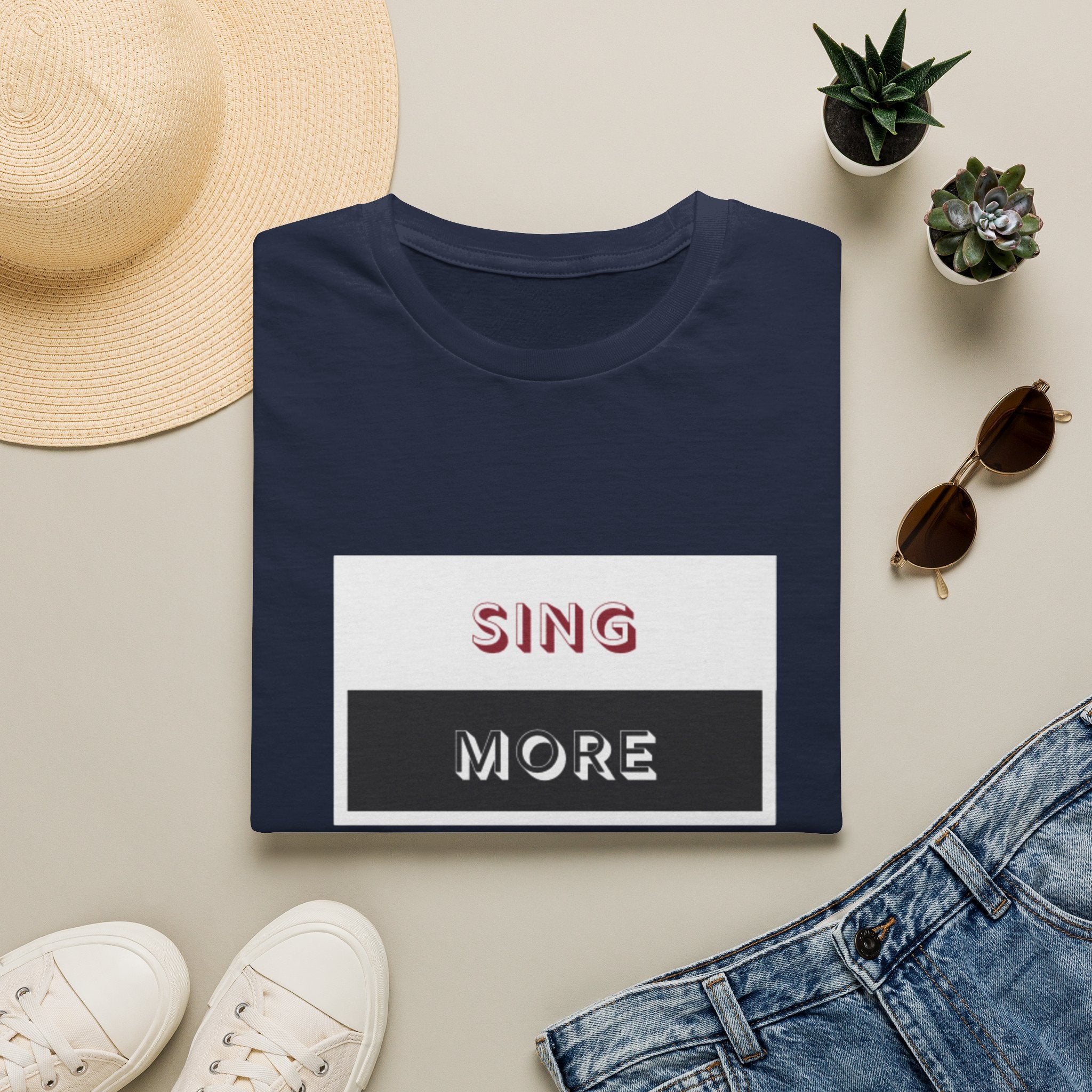 Sing More Graphic T‑Shirt — Motivational Music Tee