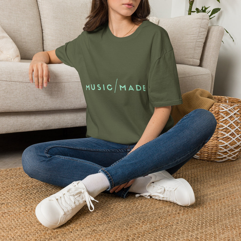 Music/Made T-Shirt — Minimalist Music Logo Tee