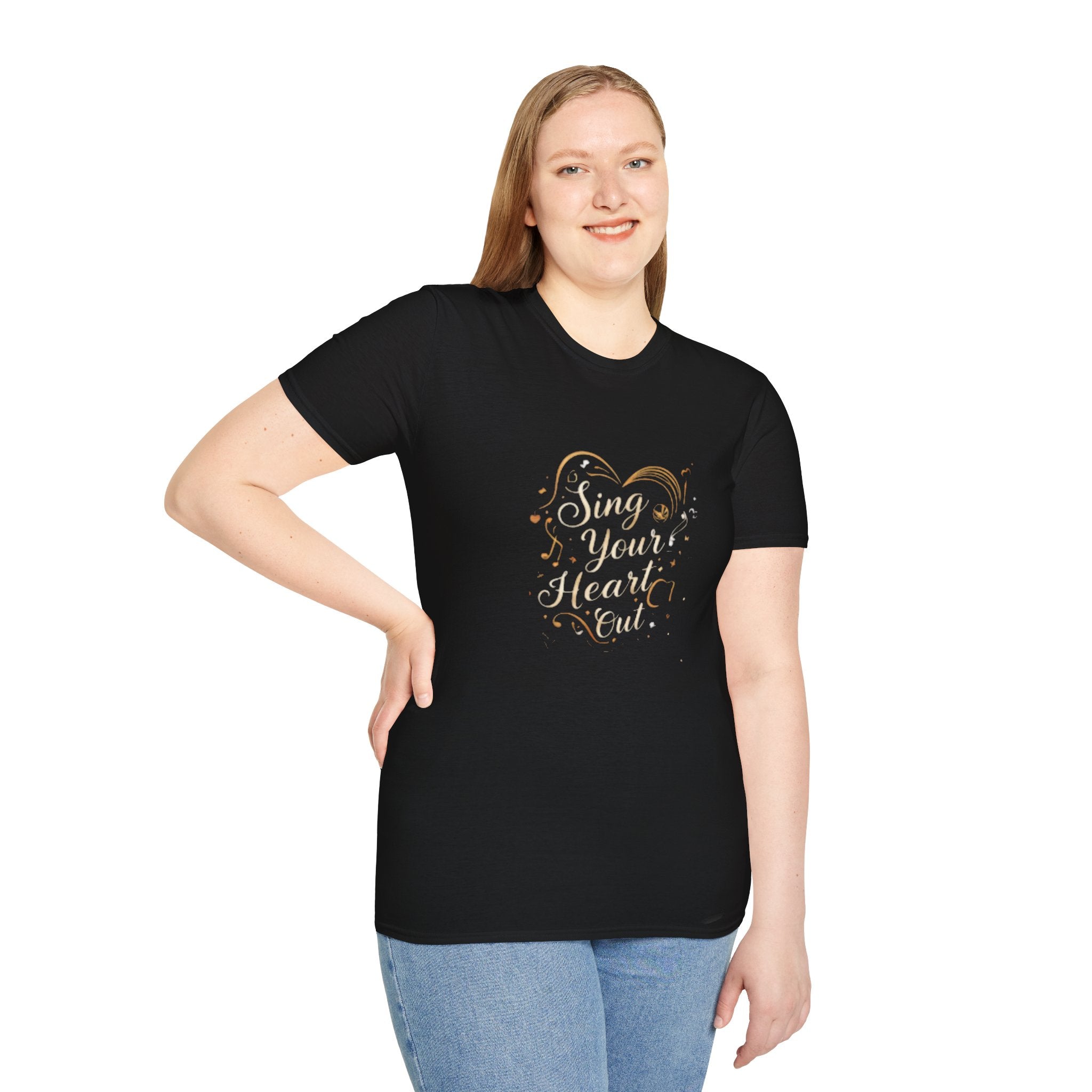 Sing Your Heart Out T-Shirt – Inspirational Music Tee