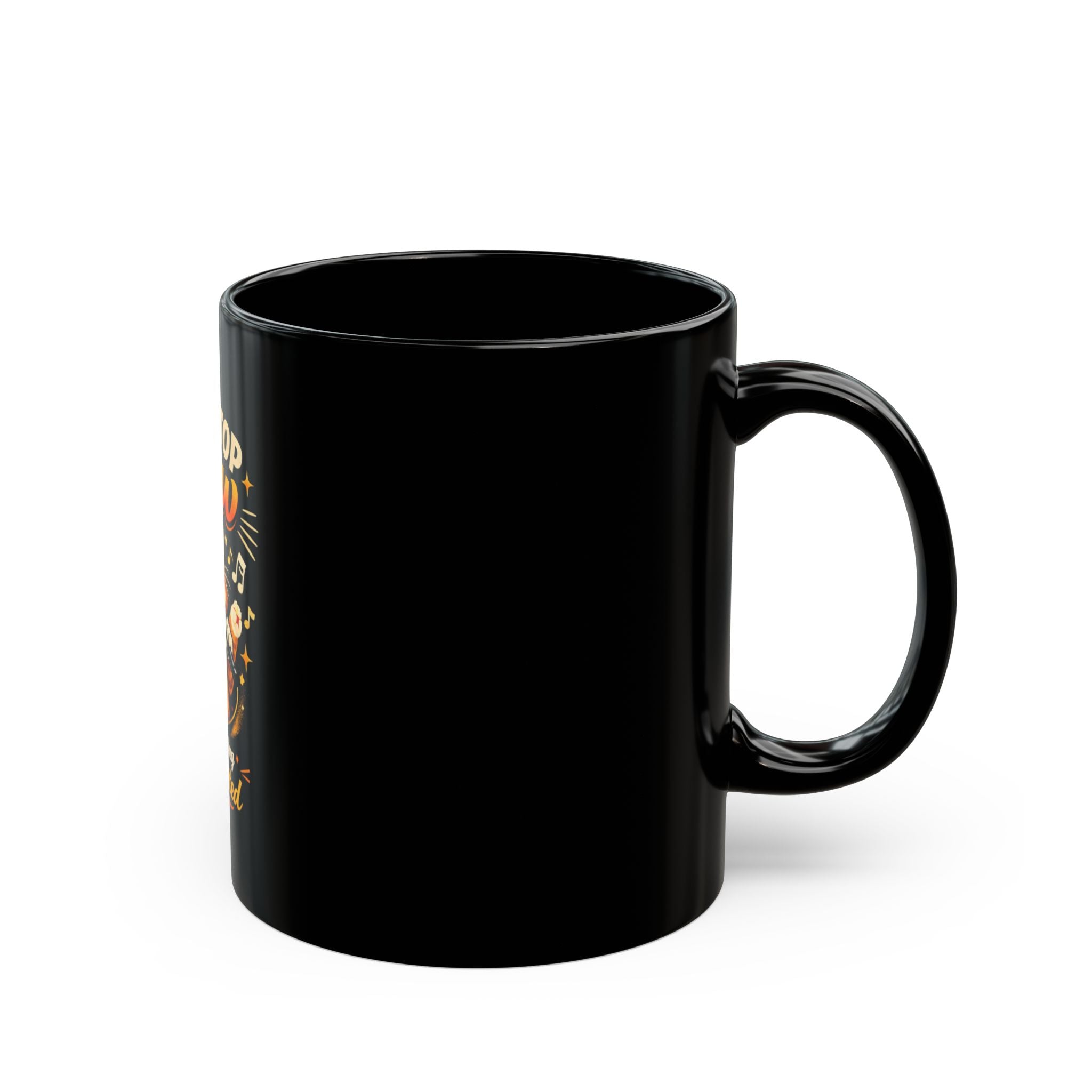 Don't Stop Meow Cat Coffee Mug — "I'm Just Getting Purr-started" Funny Cat Gift (11oz/15oz)